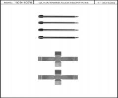 Quick brake 109-1076 zest. montażowy klocków hamulc. opel, opel omega a (16_, 17_, 19_)