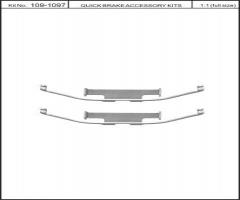 Quick brake 109-1097 zest. montażowy klocków hamulc. bmw, bmw 1 (e81), mg mg zt, rover 75 (rj)