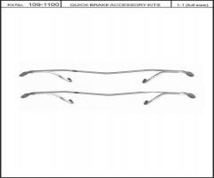 Quick brake 109-1100 zest. montażowy klocków hamulc. opel daewoo, daewoo nexia (kletn)