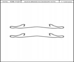 Quick brake 109-1121 zest. montażowy klocków hamulc. dacia, ford fiesta iii (gfj), kia sephia (fa)