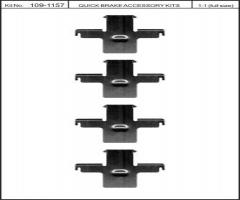 Quick brake 109-1157 zest. montażowy klocków hamulc. nissan, nissan patrol station wagon (w160)