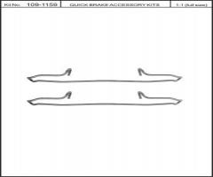 Quick brake 109-1159 zest. montażowy klocków hamulc. alfa citroen fiat, citroËn evasion (22, u6)