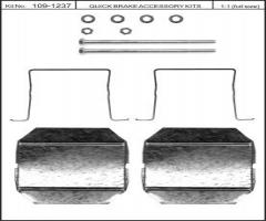 Quick brake 109-1237 zest. montażowy klocków hamulc. citroen, citroËn c5 i (dc_)