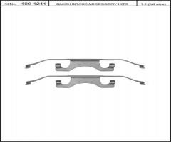 Quick brake 109-1241 zest. montażowy klocków hamulc. bmw, bmw 5 (e39)