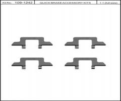 Quick brake 109-1242 zest. montażowy klocków hamulc. citroen, citroËn c2 (jm_)