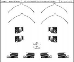 Quick brake 109-1268 zest. montażowy klocków hamulc. toyota, toyota camry (_cv1_, _xv1_, _v1_)