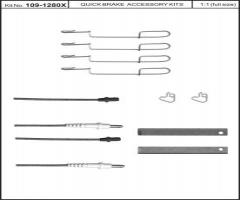 Quick brake 109-1280x zest. montażowy klocków hamulc. mercedes, mercedes-benz klasa v (638/2)