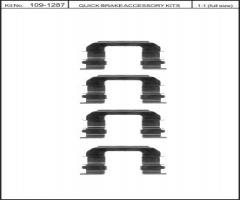 Quick brake 109-1287 zest. montażowy klocków hamulc. daewoo, chevrolet epica (kl1_)