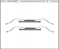 Quick brake 109-1288 zest. montażowy klocków hamulc. vw, ford galaxy (wgr), seat alhambra (7v8, 7v9)
