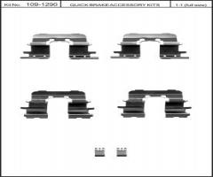 Quick brake 109-1290 zest. montażowy klocków hamulc. toyota, toyota avensis verso (_clm2_, _acm2_)