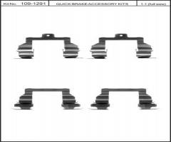 Quick brake 109-1291 zest. montażowy klocków hamulc. toyota, toyota avensis verso (_clm2_, _acm2_)