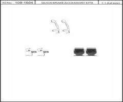 Quick brake 109-1604 zest. montażowy klocków hamulc. daihatsu, daihatsu charade (l2_)