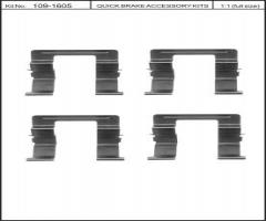 Quick brake 109-1605 zest. montażowy klocków hamulc. mazda, mazda 6 hatchback (gg)