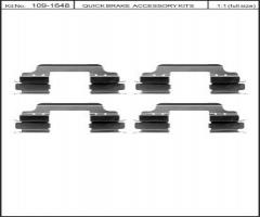 Quick brake 109-1648 zest. montażowy klocków hamulc. bmw, bmw 1 (e81), dacia duster