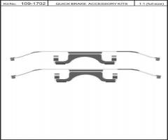 Quick brake 109-1702 zest. montażowy klocków hamulc. bmw, bmw 5 (e39)