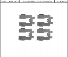 Quick brake 109-1717 zest. montażowy klocków hamulc. hyundai santa fe, hyundai santa fÉ i (sm)