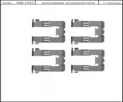 Quick brake 109-1721 zest. montażowy klocków hamulc. nissan patrol gr