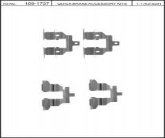 Quick brake 109-1737 zest. montażowy klocków hamulc. nissan qashqai
