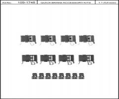 Quick brake 109-1748 zest. montażowy klocków hamulc. mazda