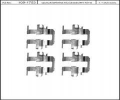 Quick brake 109-1753 zest. montażowy klocków hamulc. subaru forester, subaru forester (sf)