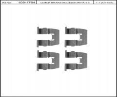 Quick brake 109-1764 zest. montażowy klocków hamulc. hyundai atos, hyundai atos (mx)
