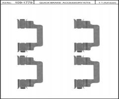 Quick brake 109-1779 zest. montażowy klocków hamulc. citroen c8, citroËn c8 (ea_, eb_)