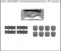 Quick brake 109-1788 zest. montażowy klocków hamulc. opel insignia, saab 9-5 (ys3g)