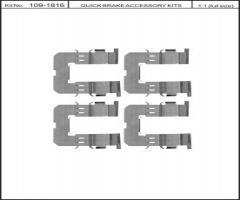 Quick brake 109-1816 zest. montażowy klocków hamulc. mazda, subaru tribeca (b9)