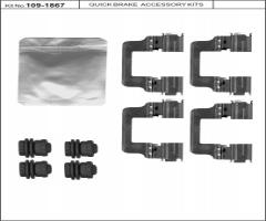 Quick brake 109-1867 zest. montażowy klocków hamulc. land rover