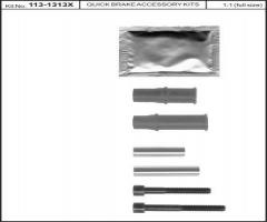 Quick brake 113-1313x zestaw naprawczy zacisku ham., seat arosa (6h), skoda fabia combi (6y5)