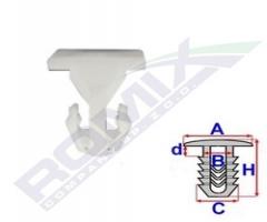 Romix company c60355 spinka listwy progowej mercedes, mercedes-benz klasa c (w202)