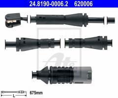 Ate 24.8190-0006 czujnik klocków hamulcowych bmw 3 f30 11- lewy przód, bmw 1 (f20)