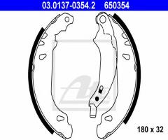 Ate 03.0137-0354 szczęki hamulcowe peugeot 206 98- (-abs), peugeot 206+ (t3e)