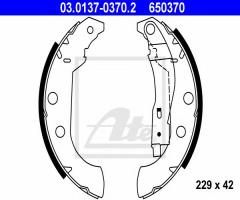 Ate 03.0137-0370 szczęki hamulcowe citroen xsara kombi 97-05, citroËn zx break (n2)