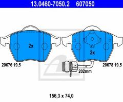 Ate 13.0460-7050 klocki hamulcowe audi 100,a6 z czuj., audi 100 (4a, c4)