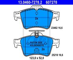 Ate 13.0460-7278 klocki hamulcowe peugeot 508 10- tył, peugeot 508