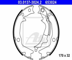 Ate 03.0137-3024 szczęki hamulcowe hyundai getz 02-09, hyundai sonata iv (ef), kia magentis (gd)