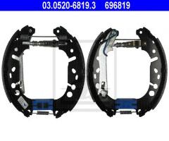 Ate 03.0520-6819 szczęki hamulcowe top kit, opel corsa d