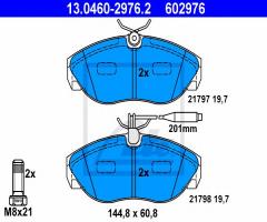 Ate 13.0460-2976 klocki hamulcowe fiat ducato 10,14 94-99, citroËn jumper autobus (230p)