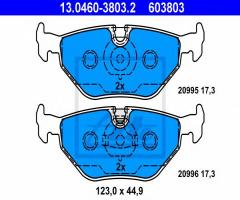 Ate 13.0460-3803 klocki hamulcowe bmw 5 e34 88-97 tył, bmw 3 (e30)