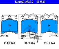 Ate 13.0460-2839 klocki hamulcowe vw t4 90- z czuj.