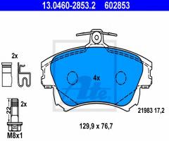 Ate 13.0460-2853 klocki hamulcowe volvo s40,v40 97-03, mitsubishi carisma (da_), smart forfour (454)