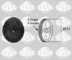 Sasic 2154006 koło pasowe opel, renault, renault laguna i (b56_, 556_)