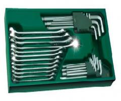 Sata 9906 zestaw  30 kluczy płasko-oczkowych