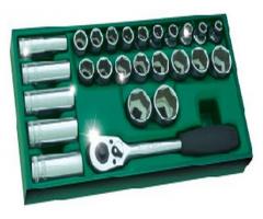 Sata 9915 zestaw 24 kluczy nas. 1/2 metrycznych
