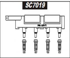 Sentech sc7019 cewka zapłonowa citroen fiat peugeot, citroËn c4 coupe (la_)