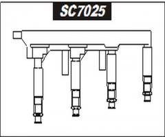 Sentech sc7025 cewka zapłonowa, mercedes-benz klasa a (w168)