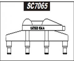Sentech sc7065 cewka zapłonowa vw audi skoda, seat arosa (6h), skoda fabia (6y2)