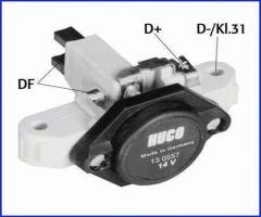 HÜco 130557 regulator napięcia 14v, audi a3 (8l1), ford galaxy (wgr), seat ibiza ii (6k1)