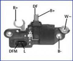 HÜco 130571 regulator napięcia vag 14,5 v, audi a4 (8d2, b5), seat arosa (6h), skoda fabia (6y2)